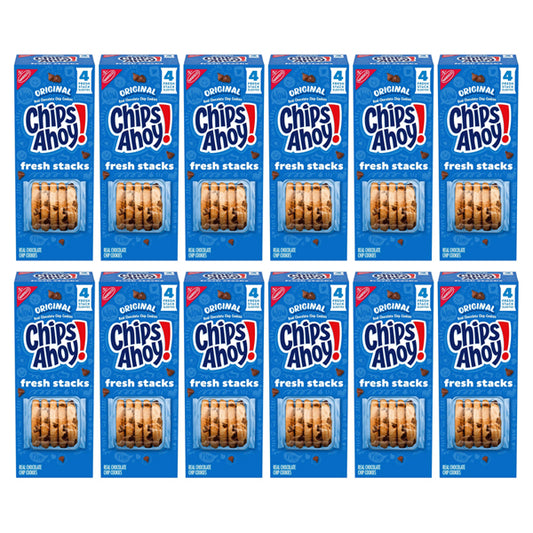 12 Pack - Chips Ahoy! Fresh Stacks Chocolate Chip Cookies 7.76oz
