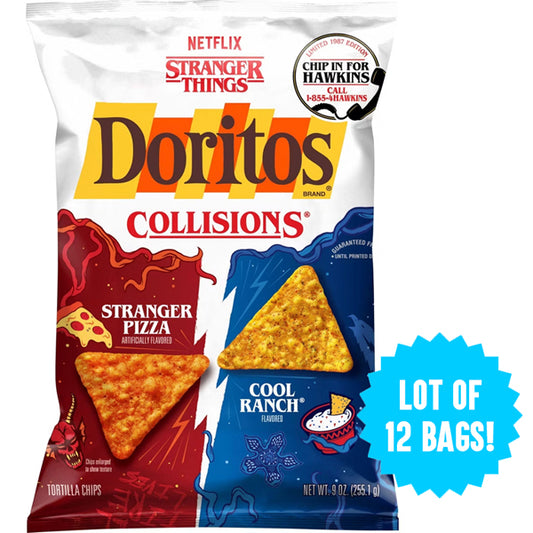 12 Pack - Doritos Collisions Stranger Pizza & Cool Ranch Chips 9oz