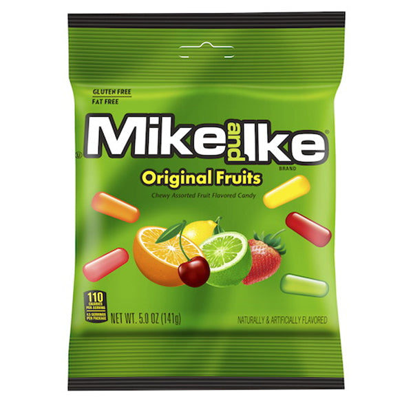 12 Pack - Mike & Ike Original Fruits Chewy Fruit Flavored Candies 5oz