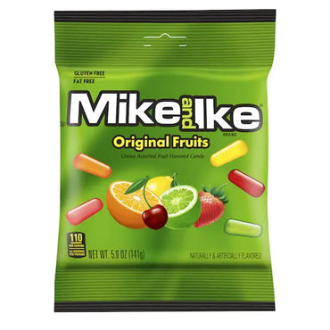 12 Pack - Mike & Ike Original Fruits Chewy Fruit Flavored Candies 5oz Mike & Ike