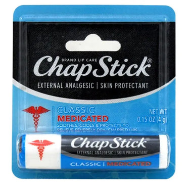 12 Pack - ChapStick Classic Medicated Lip Balm Tube 0.15oz ChapStick