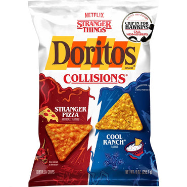 12 Pack - Doritos Collisions Stranger Pizza & Cool Ranch Chips 9oz