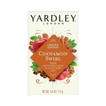 6 Pack - Yardley London Limited Edition Cinnamon Swirl Moisturizing Bath Bar 4oz Yardley