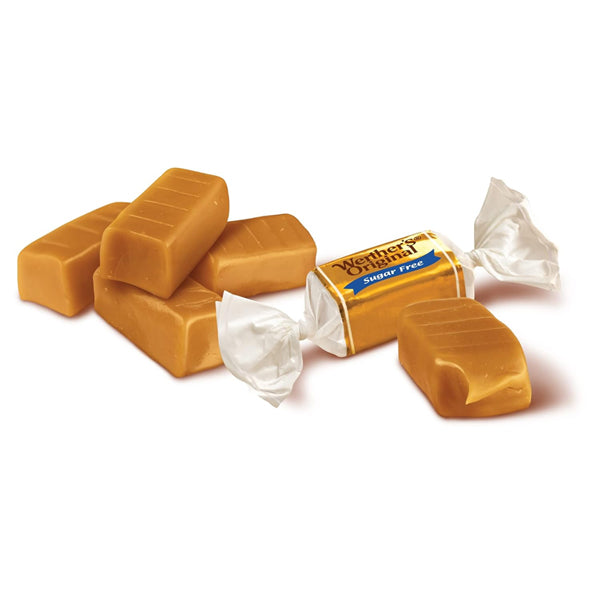 12 Pack - Werther's Original Chewy Sugar Free Caramel Candy 1.46oz