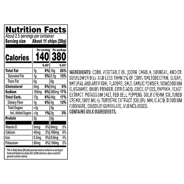 13 Pack - Doritos Golden Sriracha Flavored Tortilla Chips 2.625oz Doritos