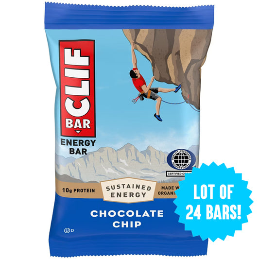 24 Pack - CLIF Bar Chocolate Chip Protein Energy Bars 2.4oz