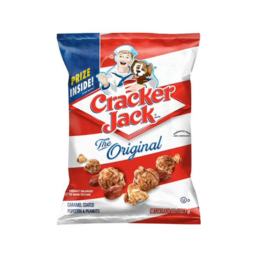 24 Pack - Cracker Jack Caramel Coated Popcorn & Peanuts Original 3.625oz
