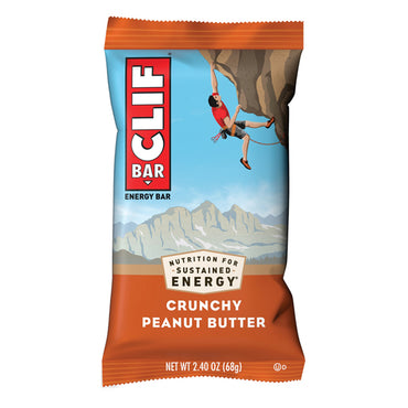 24 Pack - CLIF Bar Crunchy Peanut Butter Protein Energy Bars 2.4oz