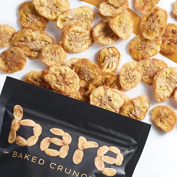 24 Pack - Bare Baked Crunchy Simply Banana Chips 0.53oz Bare