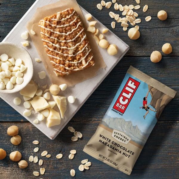 24 Pack - CLIF Bar White Chocolate Macadamia Nut Protein Energy Bars 2.4oz