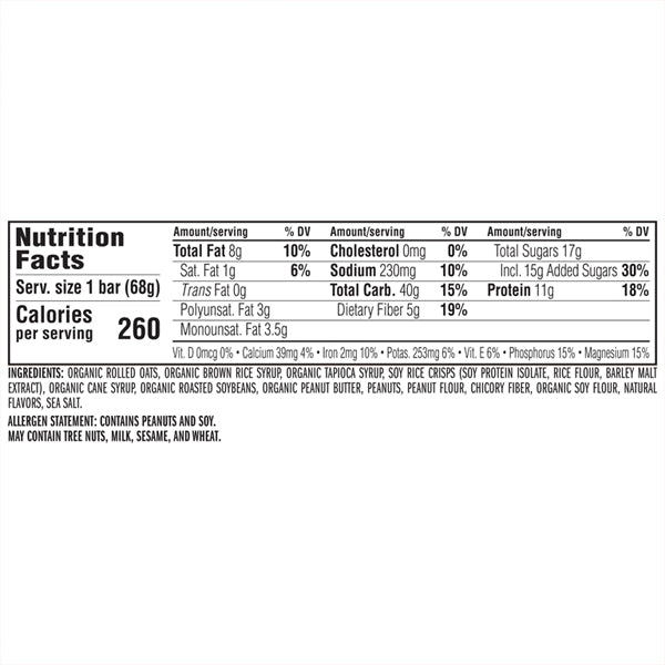 24 Pack - CLIF Bar Crunchy Peanut Butter Protein Energy Bars 2.4oz