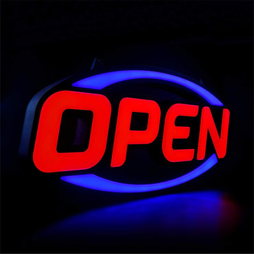 GreenCube 2026 Model 32" x 16" Remote Controlled LED Neon Open Sign GreenCube
