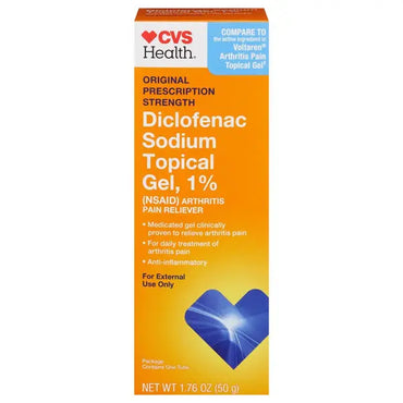 2 Pack - CVS Health Diclofenac Sodium Topical Gel 1% 1.76oz CVS