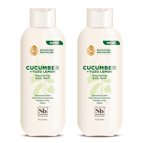 2 Pack - SoapBox Body Wash Cucumber & Yuzu Lemon 20oz