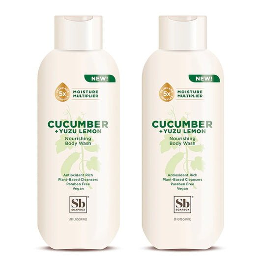 2 Pack - SoapBox Body Wash Cucumber & Yuzu Lemon 20oz