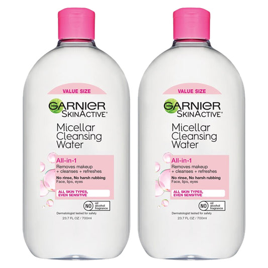 2 Pack - Garnier SkinActive Micellar Cleanser & Makeup Remover 23.7oz
