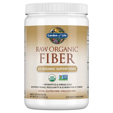 2 Pack - Garden of Life Raw Organic Fiber Powder Superfoods 10 Servings Garden of Life