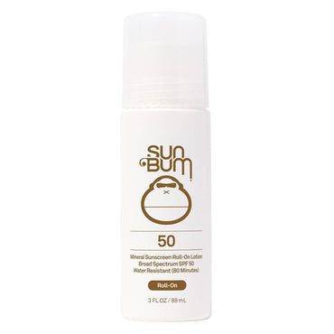 2 Pack - Sun Bum Mineral SPF 50 Roll-On Sunscreen Body Lotion 3oz