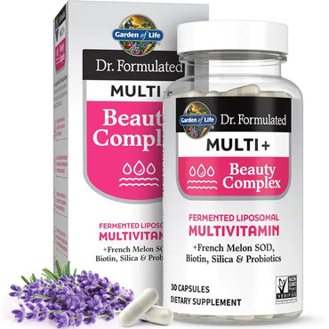 2 Pack - Garden of Life Dr Formulated Multi+ Fermented Beauty Complex 30 Count Garden of Life