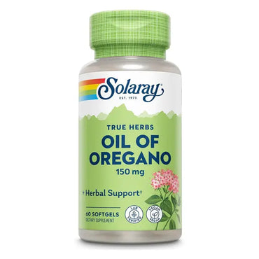 2 Pack - Solaray Oil of Oregano Softgels Extra Strength 60 Softgels Solaray