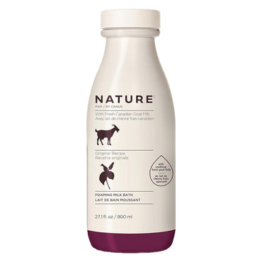 2 Pack - Nature by Canus Foaming Milk Bath Canadian Goat Milk Original 27.1oz