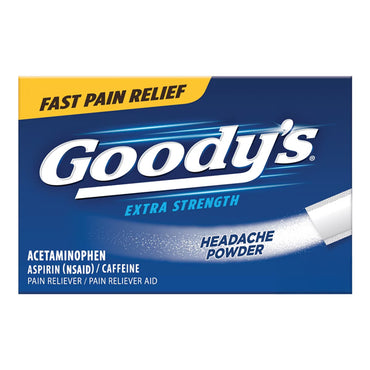 2 Pack - Goody's Extra Strength Headache and Pain Relief Powder Aspirin 50 Count