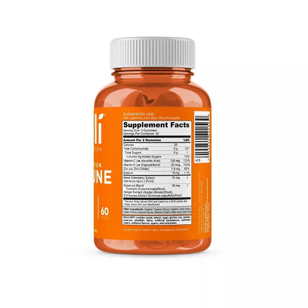 2 Pack - Goli Triple Action Immune Multivitamin Vegan Gummies 60 Count