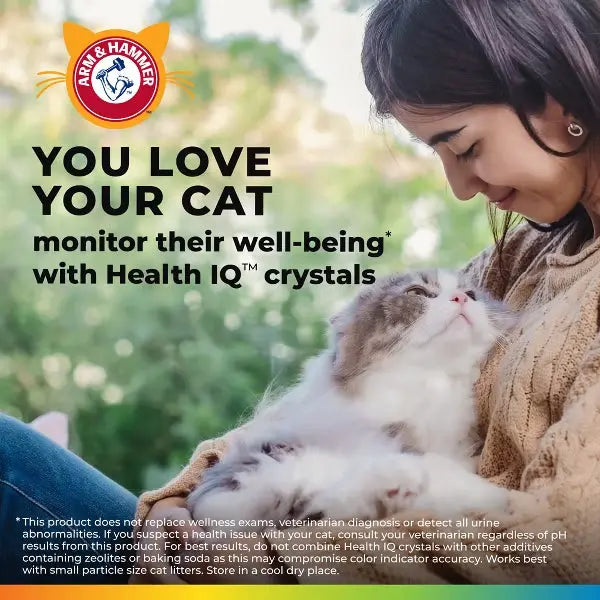 2 Pack - Arm & Hammer Health IQ Color Changing Cat Litter Additive 6.5oz Arm & Hammer