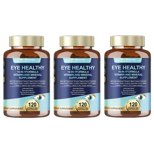 3 Pack - Totaria Health Eye Healthy Vitamin Supplement 120 Capsules Totaria