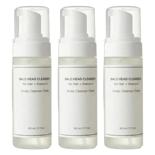 3 Pack - Labviyhi Bald Head Cleanser Foam Daily Scalp Wash for Shaved Head 5.1oz Labviyhi