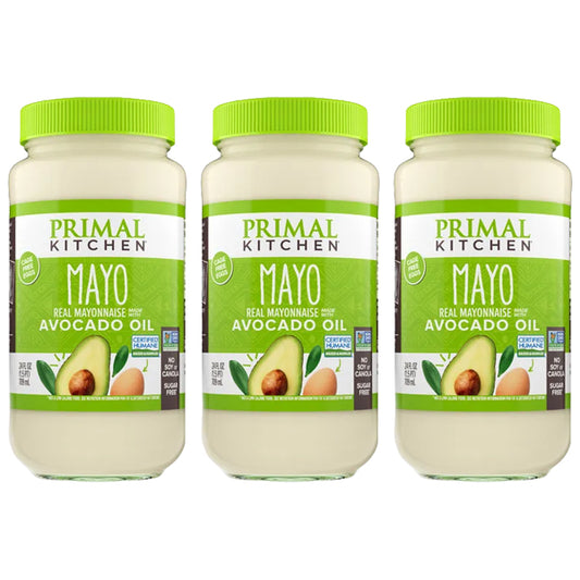 3 Pack - Primal Kitchen Real Mayonnaise with Avocado Oil 24oz Primal Kitchen