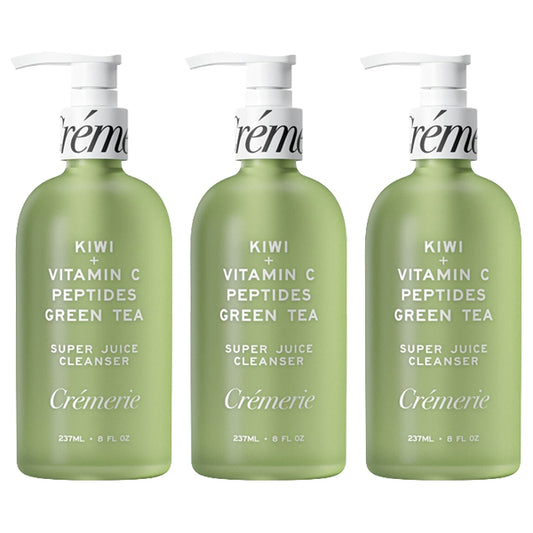 3 Pack - Cremerie Super Juice Kiwi + Vitamin C Facial Cleanser 8oz Cremerie