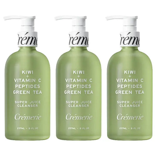 3 Pack - Cremerie Super Juice Kiwi + Vitamin C Facial Cleanser 8oz Cremerie