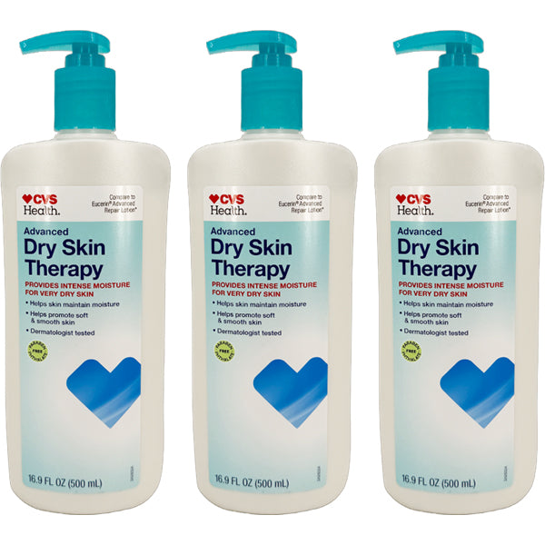 3 Pack - CVS Health Advanced Dry Skin Therapy Lotion 16.9oz CVS