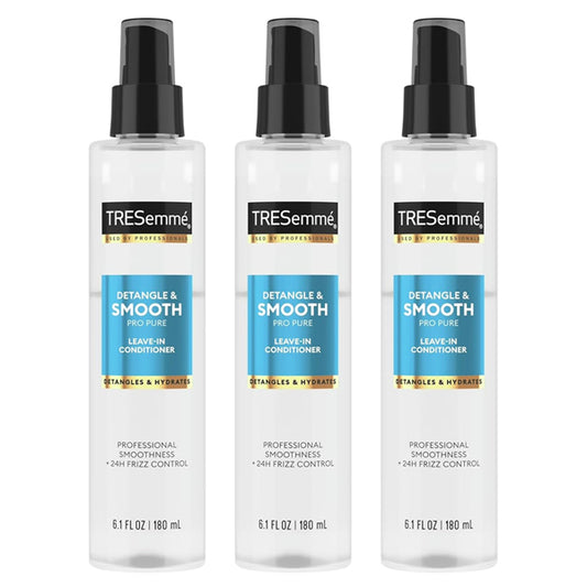 3 Pack - TRESemme Pro Pure Leave-in Conditioner for Detangling 6.1oz