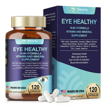 3 Pack - Totaria Health Eye Healthy Vitamin Supplement 120 Capsules Totaria
