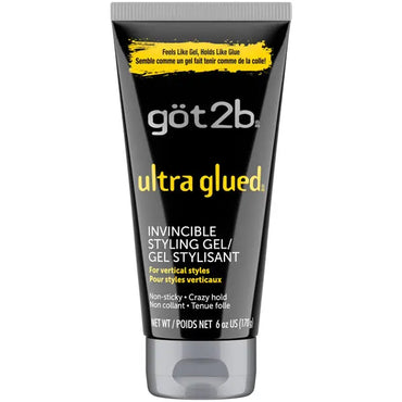 3 Pack - got2b Ultra Glued Invincible Extra Strong Hold Hair Gel 6oz got2b