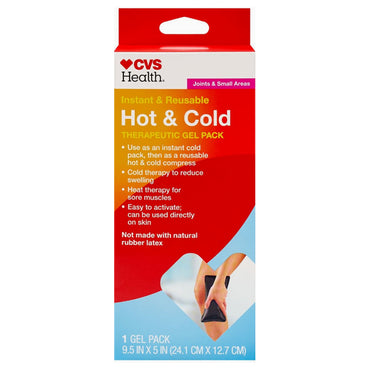 3 Pack - CVS Health Instant & Reusable Hot & Cold Therapeutic Gel Pack CVS