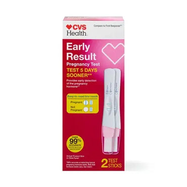 3 Pack - CVS Health Early Result Pregnancy Test 2 Sticks Each CVS