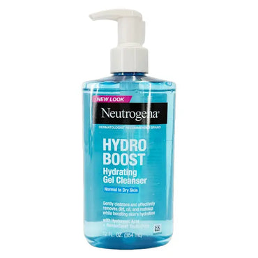3 Pack - Neutrogena Hydro Boost Face Wash, Hydrating Facial Cleanser 12oz Neutrogena