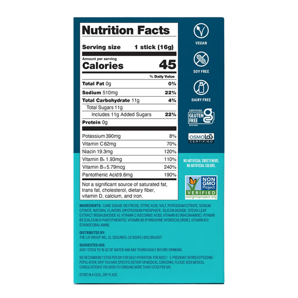 3 Pack - Liquid I.V. Hydration Multiplier Electrolite Drink Mix Acai Berry 8 Count Each