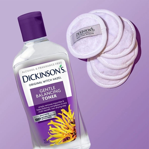 3 Pack - Dickinson's Original Witch Hazel Gentle Balancing Toner, 16oz Dickinson's