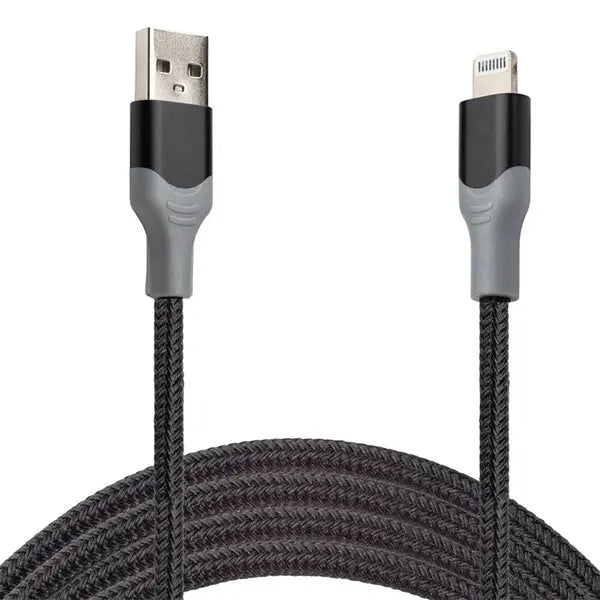 3 Pack - PowerXcel 4-Foot USB-A to Lightning Charge & Sync Cable PowerXcel