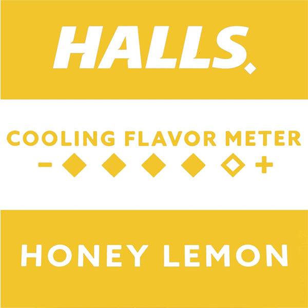 3 Pack - Halls Relief Honey Lemon Cough Drops Value Pack 140 Count Each