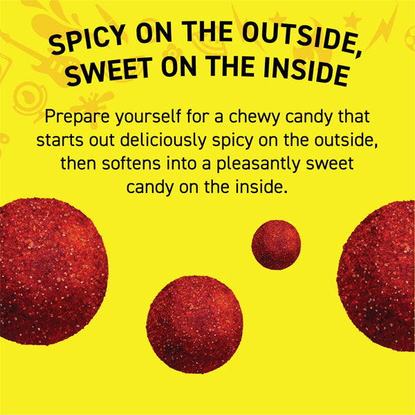 3 Pack - Vero Picafresa Strawberry Chili Powder Covered Gummies 100 Count
