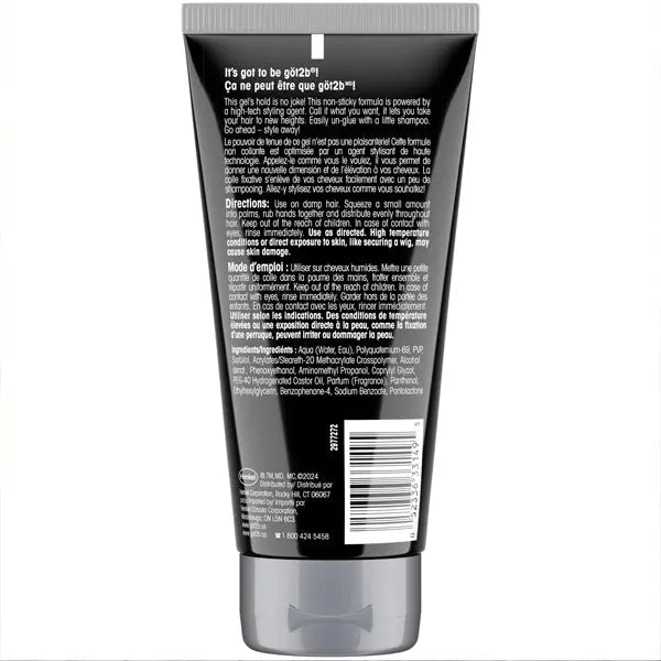 3 Pack - got2b Ultra Glued Invincible Extra Strong Hold Hair Gel 6oz got2b