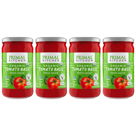 4 Pack - Primal Kitchen Tomato Basil Marinara Sauce 24oz Primal Kitchen