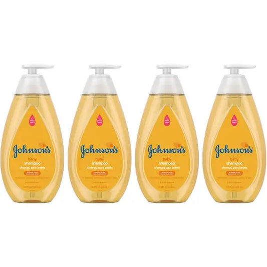 4 Pack - Johnson's Baby Shampoo for Baby's Delicate Scalp & Skin 20.3oz Johnson's