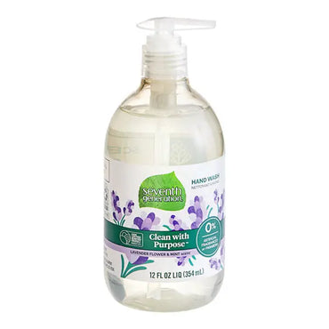 4 Pack - Seventh Generation Purely Clean Lavender Flower & Mint Hand Soap 12oz Seventh Generation