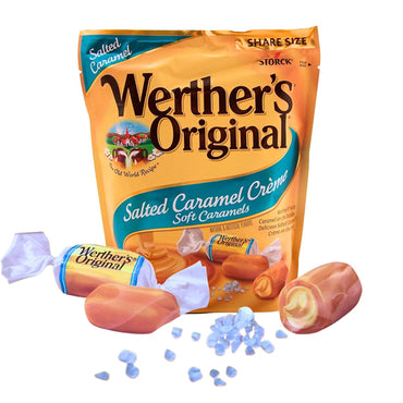 4 Pack - Werther's Original Salted Caramel Creme Soft Caramels Share Size 10.8oz